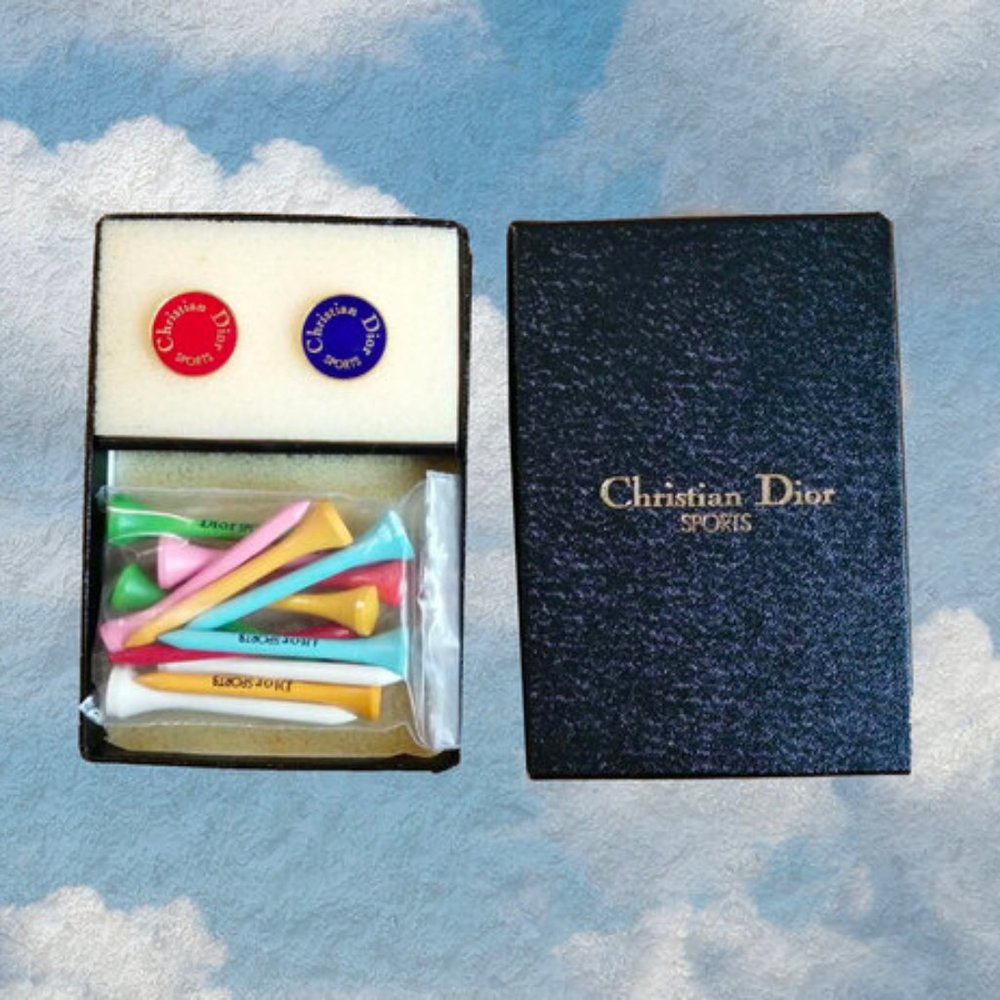 Dior vintage Golf Tees and Markers Set